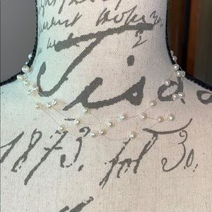 3 piece illusion cultured pearl set